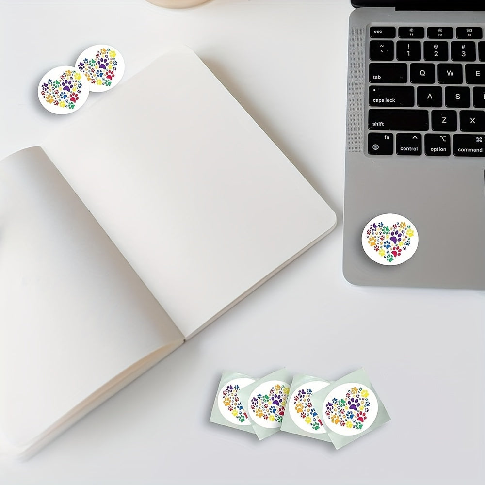 500pcs Pet Stickers Self adhesive Labels Animal Flower Wall Stickers