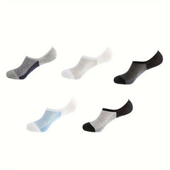 5 Pairs Men's No Show Summer Socks