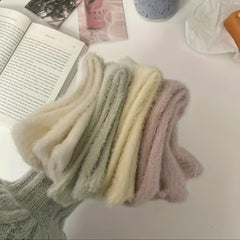 4 Pairs Thickened Warm Mid calf Socks For Men And Women