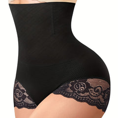 Lace Shaping Panties High Waist Tummy Control Butt Lifting Underwear