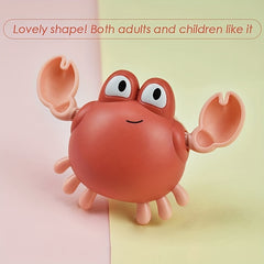Crab Water Toys for Kids Bathtub Play 2 Cartoon Crabs Red Plastic