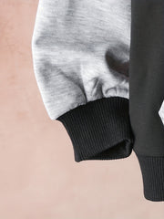 Boy's Clash Hoodie & Sweatpants Set Long Sleeve Top Outfit