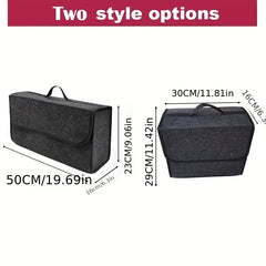 Wool Felt Car Trunk Organizer - Maximize Storage Capacity