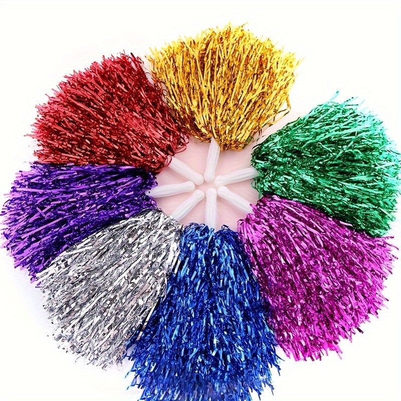 2pcs Cheerleading Pom Poms for Dance Sports Game Party