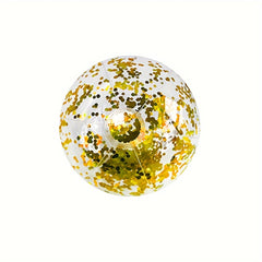 Glitter PVC Inflatable Beach Ball - Two Sizes