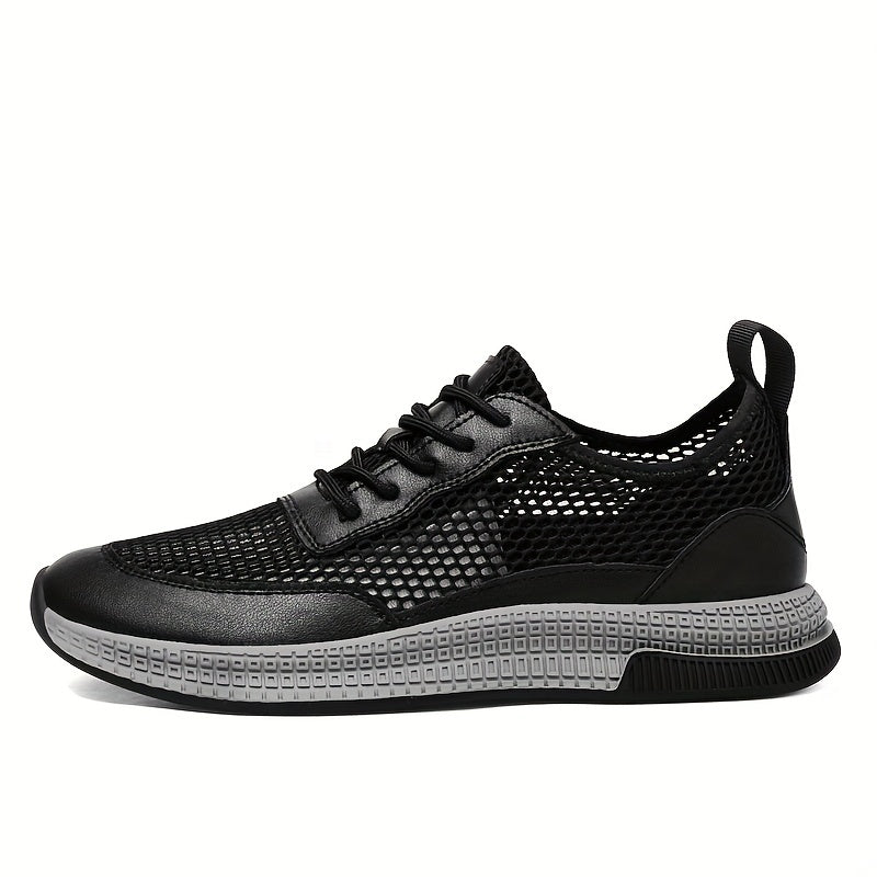 Men's Lace up Sneakers Casual Walking Shoes Comfortable