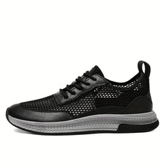 Men's Lace up Sneakers Casual Walking Shoes Comfortable