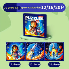 Educational Magnetic Puzzle Set for Kids 3-6 Years