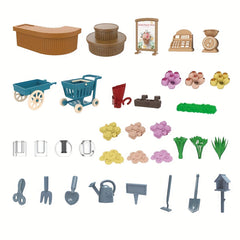 Dollhouse Mini Shop Accessories Set - Halloween Decoration Kit