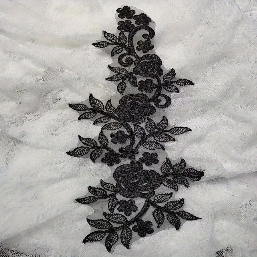 Ivory Lace Collar Lace Fabric Patch for Wedding Dress or Bridal Headdress