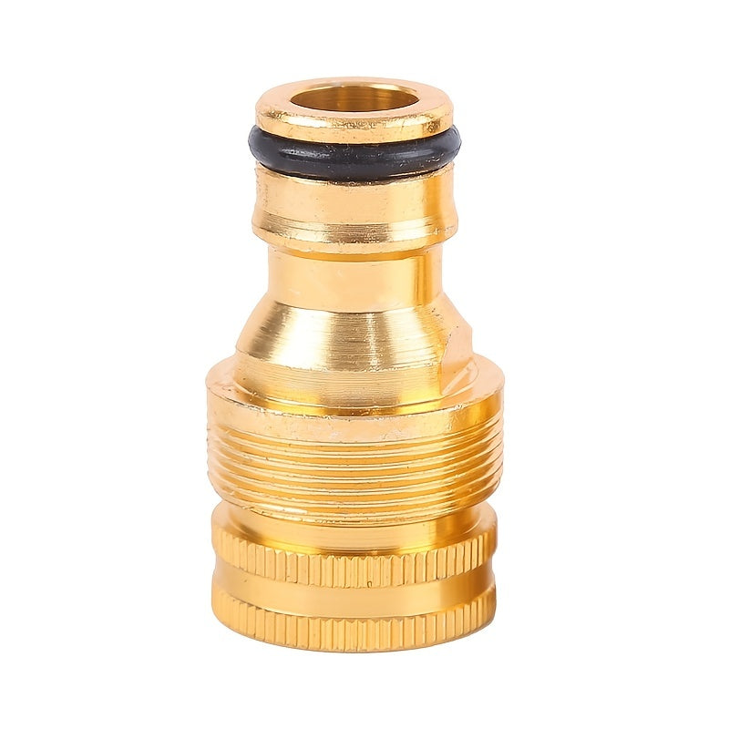 Aluminum Plated Copper Nipple Basin Faucet Connector Garden Water Gun