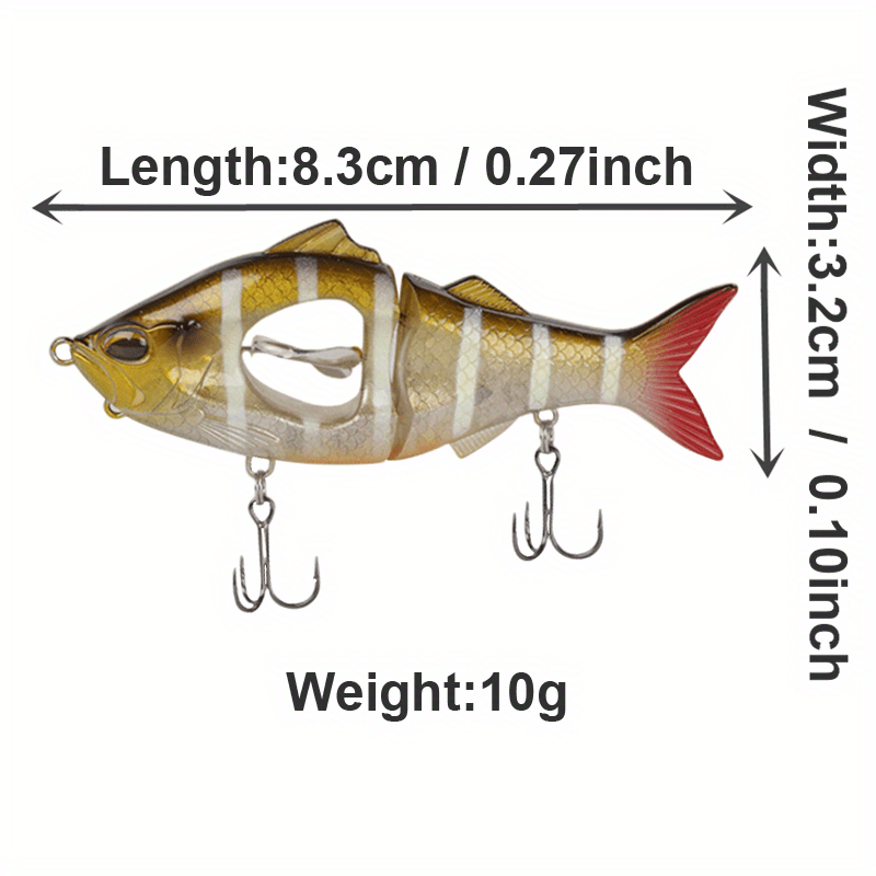 Propeller Minnow Fishing Lure Slow Sinking Jerk Bait