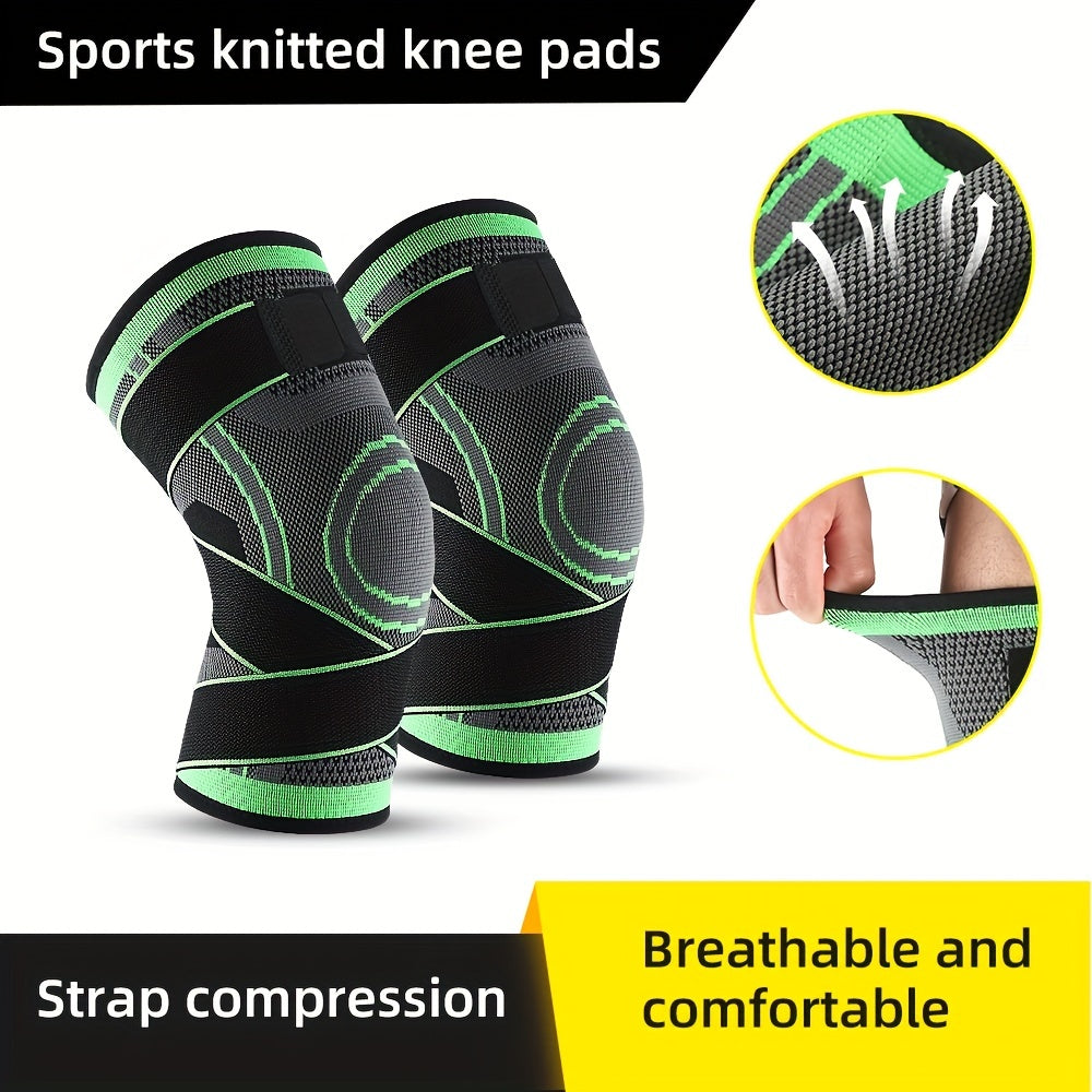 Compression Knee Pads for Basketball, Breathable Nylon Knitted