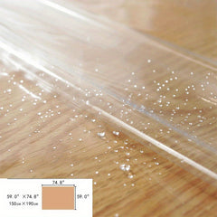 Transparent PVC Lace Tablecloth Waterproof Scald-proof for Living Room Tea Table