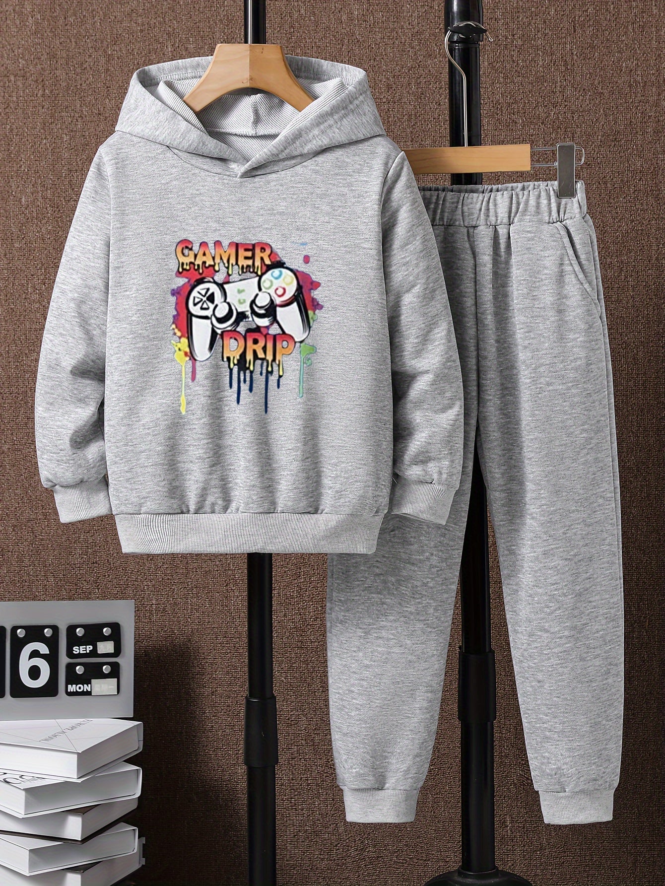 GAMER DRIP Boys Hoodie & Sweatpants Set