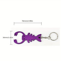 Lobster Shaped Keychain Bottle Opener