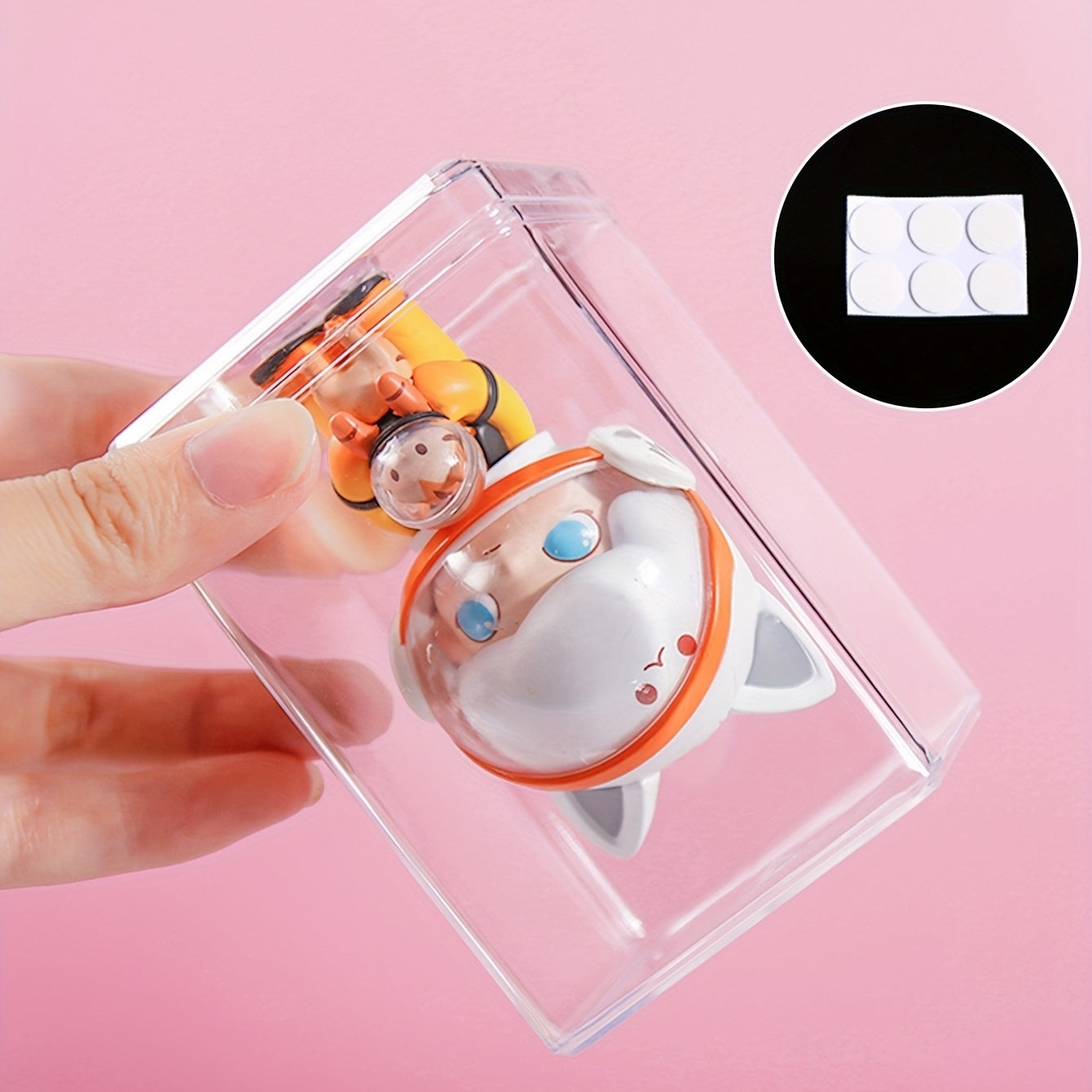 Clear Acrylic Stackable Doll Storage Box
