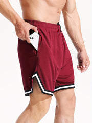 Men's Casual Sports Shorts Basketball Running Training Quick Dry Breathable