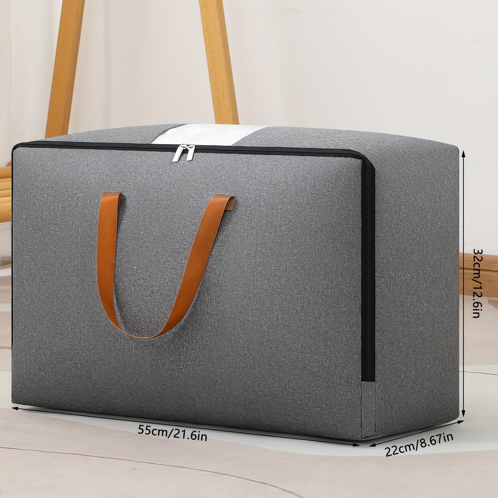 Large Capacity Quilts Storage Bag w/ Handles - Household Organizer
