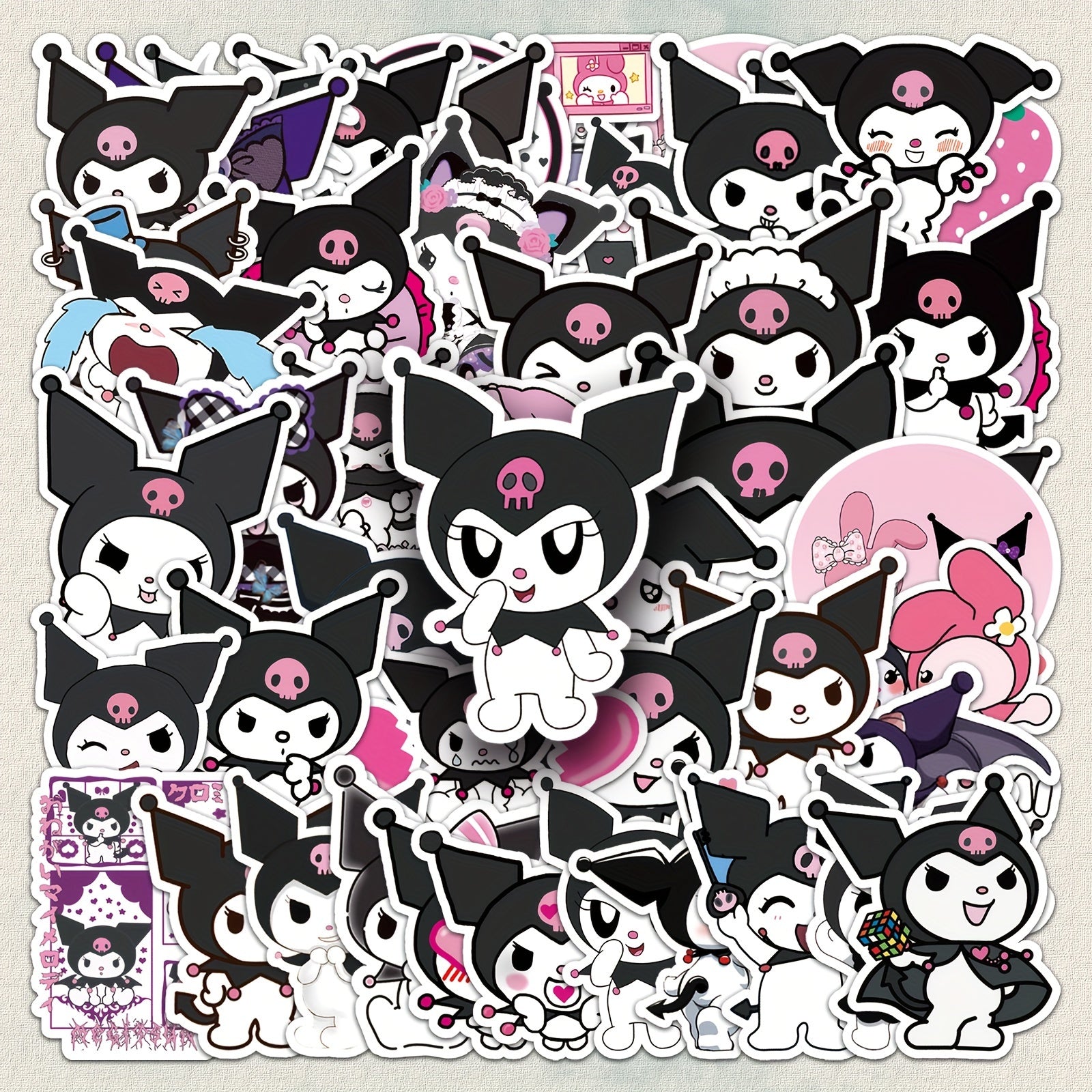 50pcs Anime Cartoon Graffiti Stickers Waterproof Guitar Skateboard Phone Lap