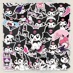 50pcs Anime Cartoon Graffiti Stickers Waterproof Guitar Skateboard Phone Lap