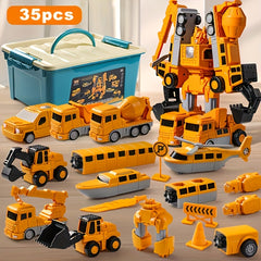 Magnetic Transformable Toy Set for 3-5 Year Olds