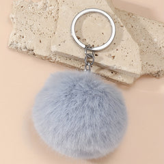 Plush Ball Keychain Pendant Key Hanging Bag Key Chain