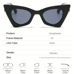 Cat Eye Sunglasses Hollow Temple Glasses UV400