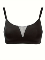 Wireless Mesh Bra Full Coverage Comfy & Breathable Women's Lingerie