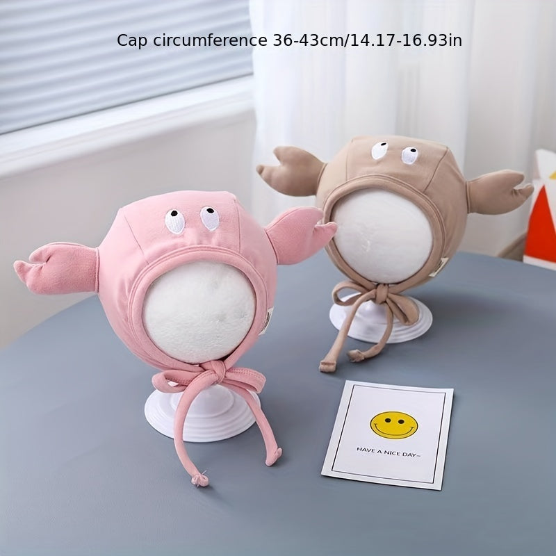 Baby Crab Pullover Cap Spring Autumn Hat for Newborn Boys & Girls