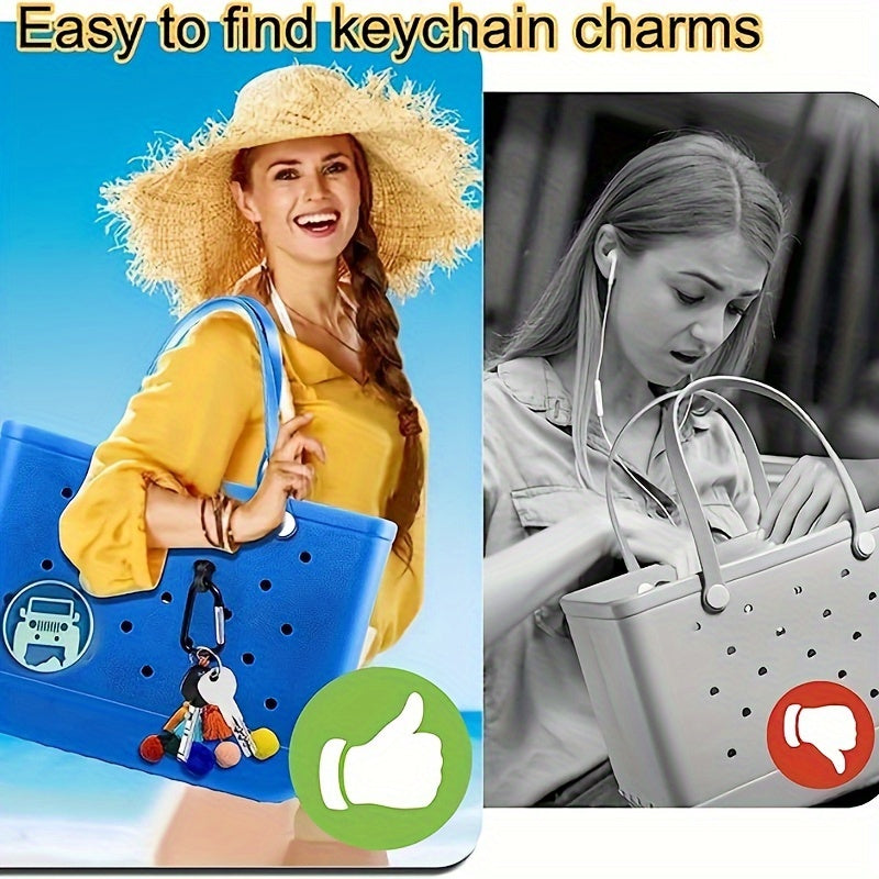 Beach Bag Handbag Keychain Hook Accessory