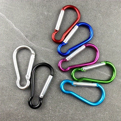 Gourd Shape Spring Buckle Key Chain Aluminum Backpack Hanging Buckle