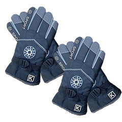 Full Finger Thermal Ski Gloves Touch Screen Anti Slip Soft Winter Gloves