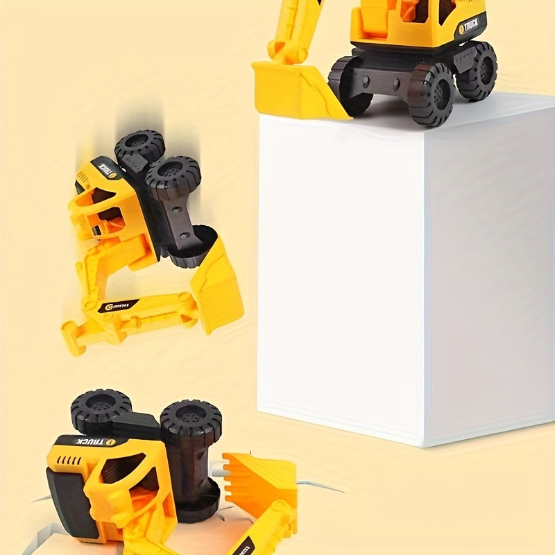 Excavator Toy Car Set Engineering Car Beach Toy Construction Car Team Activity