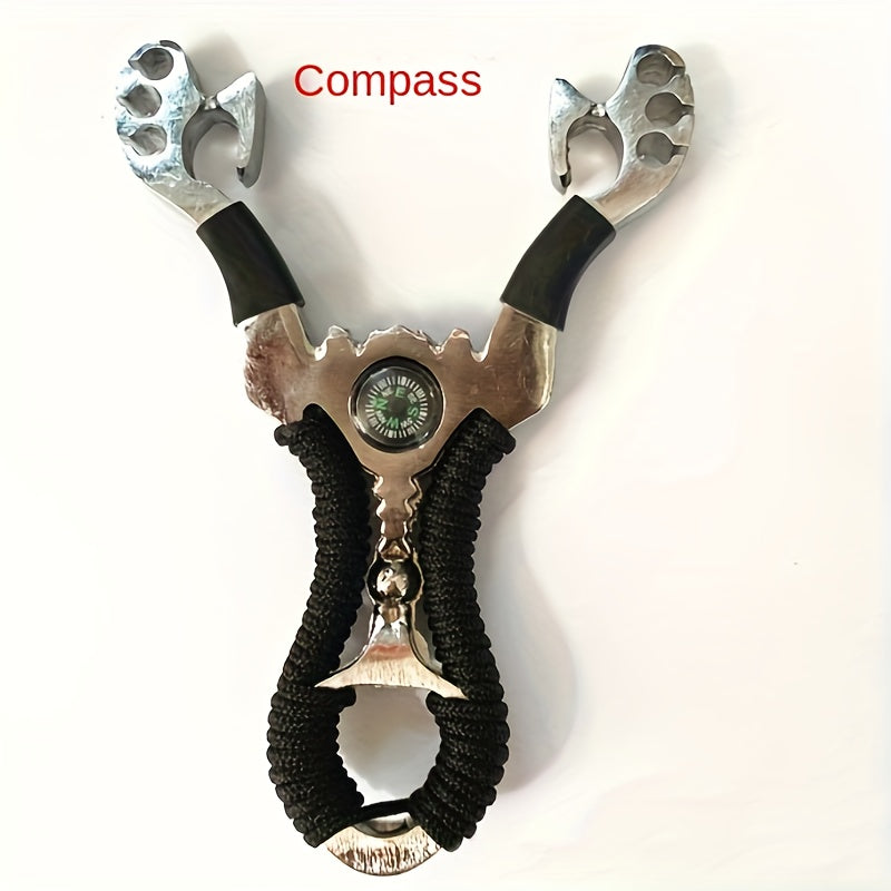 High Precision Slingshot Toy with Compass for Outdoor Fun