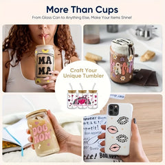 DIY Gift Packaging UV Cup Transfer Sticker 16oz