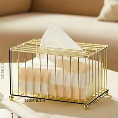 Multifunctional Tissue Holder with Stationery and Remote Control Storage