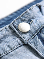 Men's Ripped Distressed Slim Fit Denim Jeans