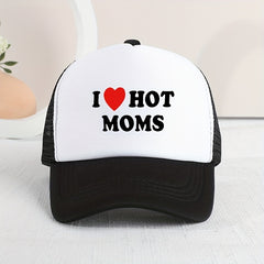 Letter Printed Baseball Cap Mesh Sunshade Hat