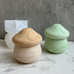 3D Mushroom House Silicone Mold for DIY Home Decor