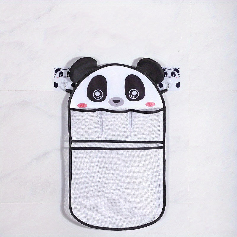 Children's Cartoon Mesh Storage Bag with 2 Hooks