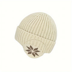 Winter Velvet Thickened Knitted Hat Ear Protection Beanie Hats