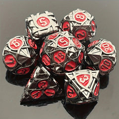 7pcs Solid Metal Dice Maze sided Mini Desktop Game Accessories