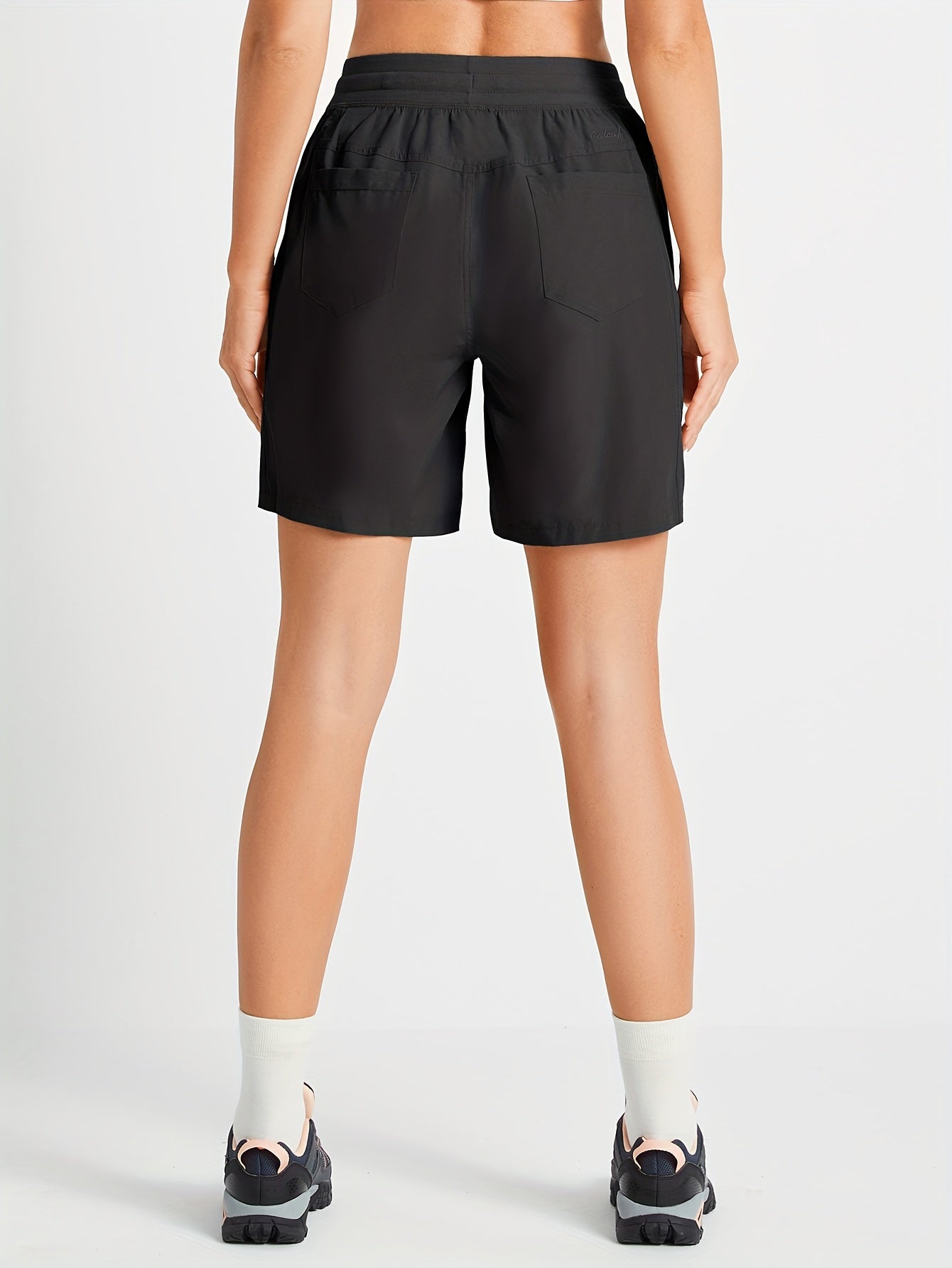Women's Drawstring Running Shorts Quick Dry with Pocket