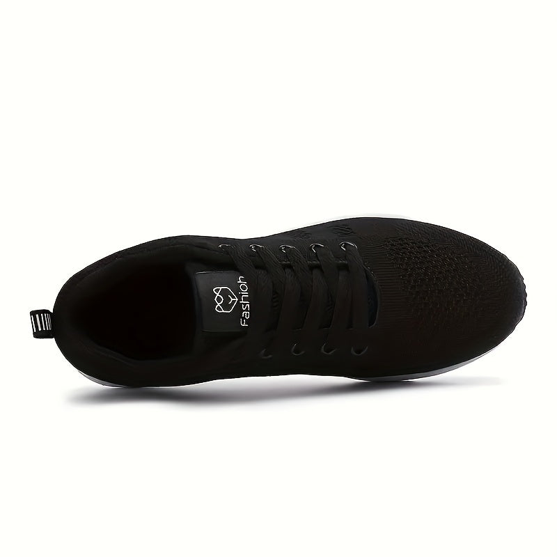 Woven Running Shoes Lightweight Comfy Mesh Sneakers Outdoor Walking Shoes