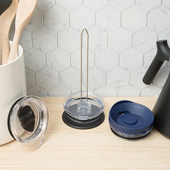 Tumbler Lid Organizer Vertical Storage Rack for 10 Lids