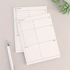1pc Business Schedule Planner Tear-Off Notebook Monthly Plan To-Do List