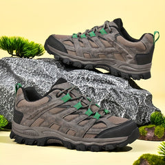 Men's Mesh Lace Up Hiking Sneakers Wear resistant Outdoor Shoes