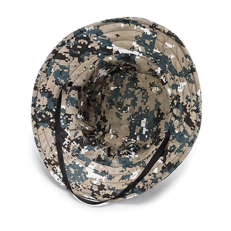 Men's Outdoor Fishing Sunshade Camo Fisherman Hat