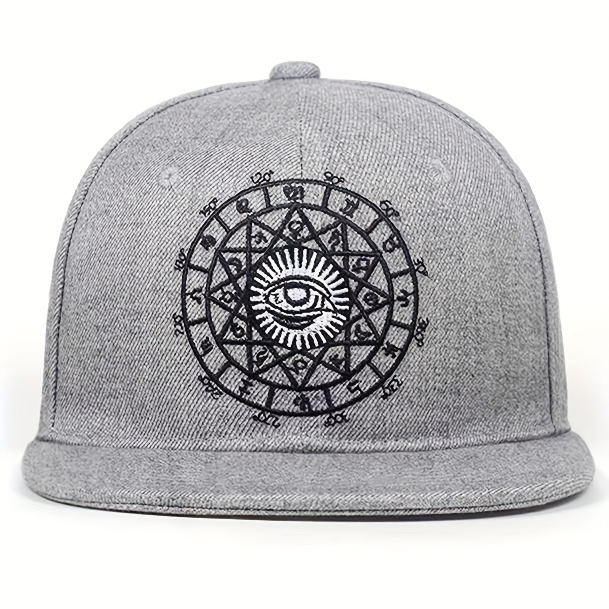 Big Eye Embroidery Snapback Hat Unisex Hip Hop Baseball Cap